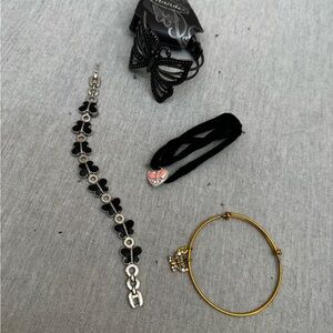 Varies butterfly bracelet lot bonus butterfly watch (need battery)